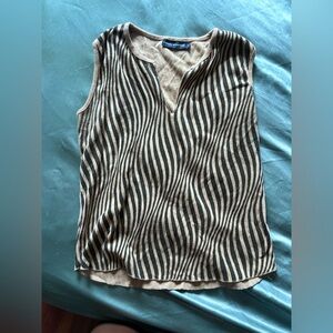 Striped Sleeveless Top
